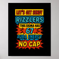 67 Six Seven Get Sendy Meme Design Funny 6 7 Sigma
