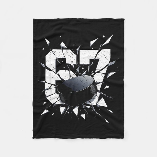 67 Six Seven Hockey Gen Alpha Brainrot Meme  Fleece Blanket (Front)