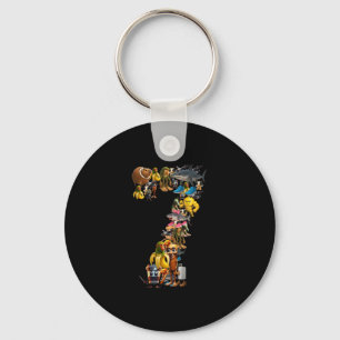 67 Six Seven Italian Brainrot Christmas Matching C Key Ring