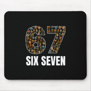 67 Six Seven Italian Brainrot Gen Alpha Slang Meme Mouse Mat