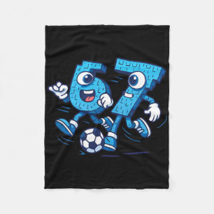 67 Six Seven Italian Brainrot Kids Soccer 67 Meme  Fleece Blanket