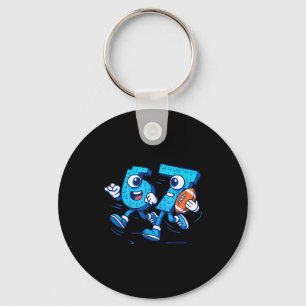 67 Six Seven Italian Brainrot Kids Soccer 67 Meme Key Ring