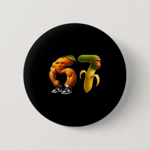 67 Six Seven Italian Brainrot Meme Couple Matching 6 Cm Round Badge