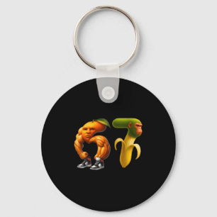 67 Six Seven Italian Brainrot Meme Couple Matching Key Ring
