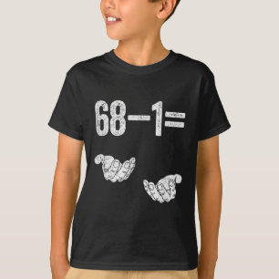 67 Six Seven Math Mathematics Brainrot Equation Bi T-Shirt