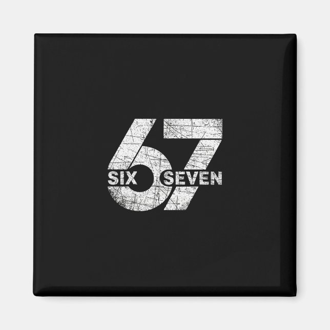 67 Six Seven Meme 2  Magnet (Front)