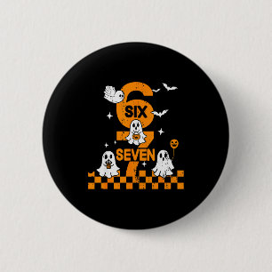 67 Six Seven Meme 6 7 Couple Matching Halloween Co Cm Round Badge