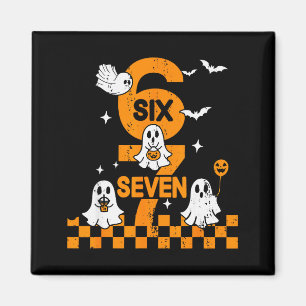 67 Six Seven Meme 6 7 Couple Matching Halloween Co Magnet