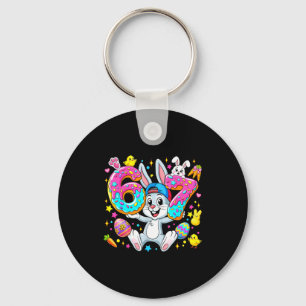 67 six seven meme 6 7 cute rabbit bunny easter day key ring