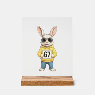 67 Six Seven Meme 6 7 Funny Easter Day for Boys Me Acrylic Sign