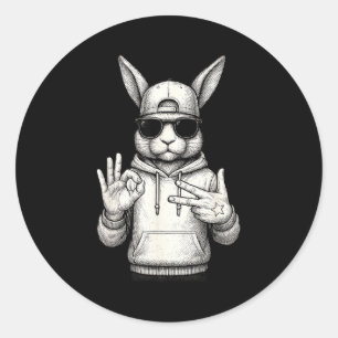 67 Six Seven Meme 6 7 Funny Easter Day For Boys Me Classic Round Sticker