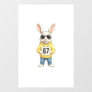 67 Six Seven Meme 6 7 Funny Easter Day for Boys Me Window Cling