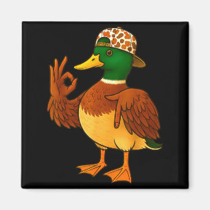 67 Six Seven Meme Camo Mallard Duck Hunting Boys M Magnet