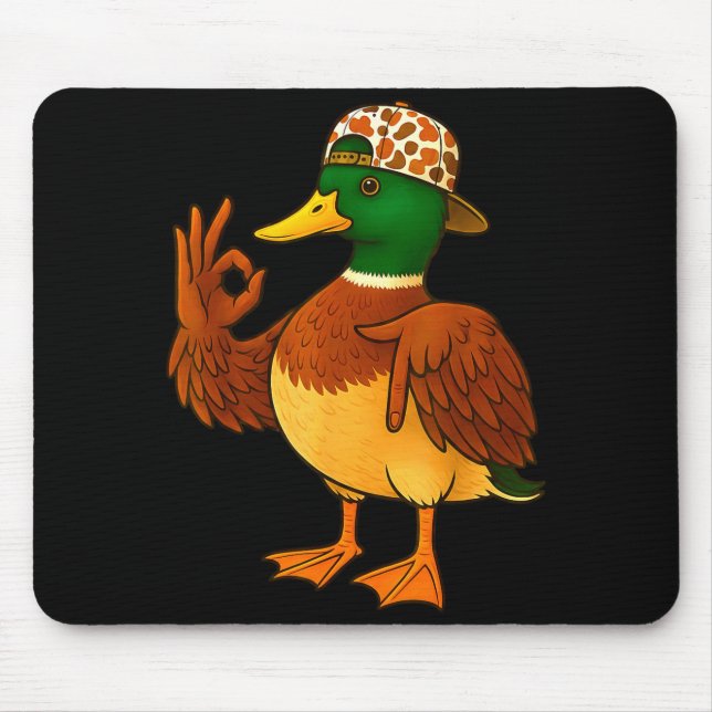 67 Six Seven Meme Camo Mallard Duck Hunting Boys M Mouse Mat (Front)