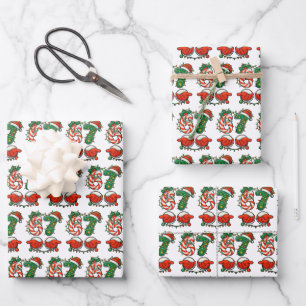 67 Six Seven Meme Christmas Wrapping Paper Sheet