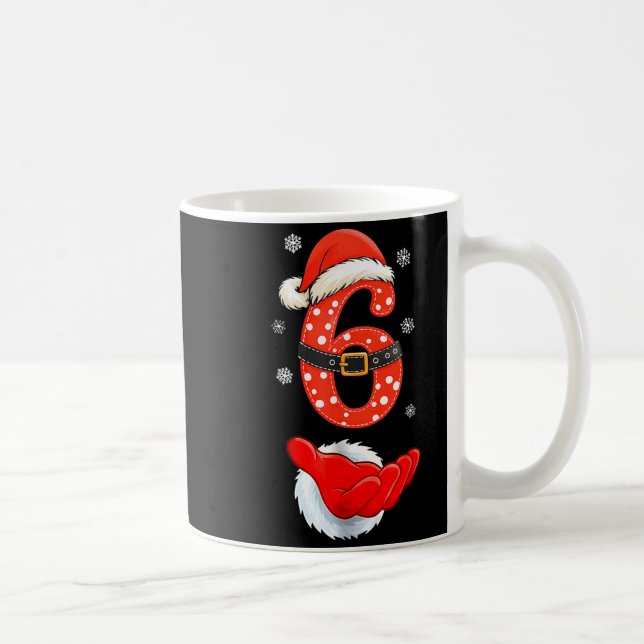 67 Six Seven Meme Couple Matching Christmas  Coffee Mug (Right)