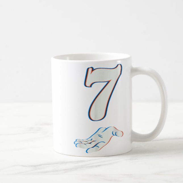 67 Six Seven Meme Couple Matching Halloween Costum Coffee Mug (Right)