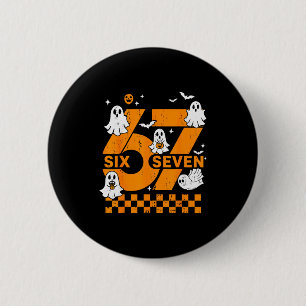 67 Six Seven Meme Fun 6 7 Couple Matching Hallowee Cm Round Badge