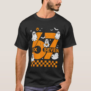 67 Six Seven Meme Fun 6 7 Couple Matching Hallowee T-Shirt