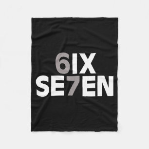 67 Six Seven Meme Funny Gen Alpha Slang Teens Kids Fleece Blanket