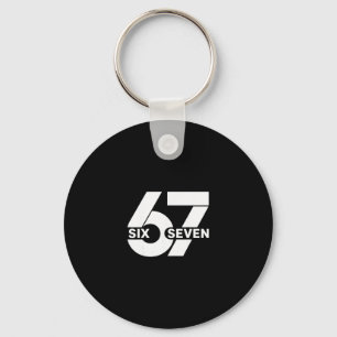 67 Six Seven Meme Key Ring