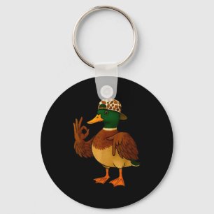 67 Six Seven Meme Mallard Duck Hunting Season Boy Key Ring