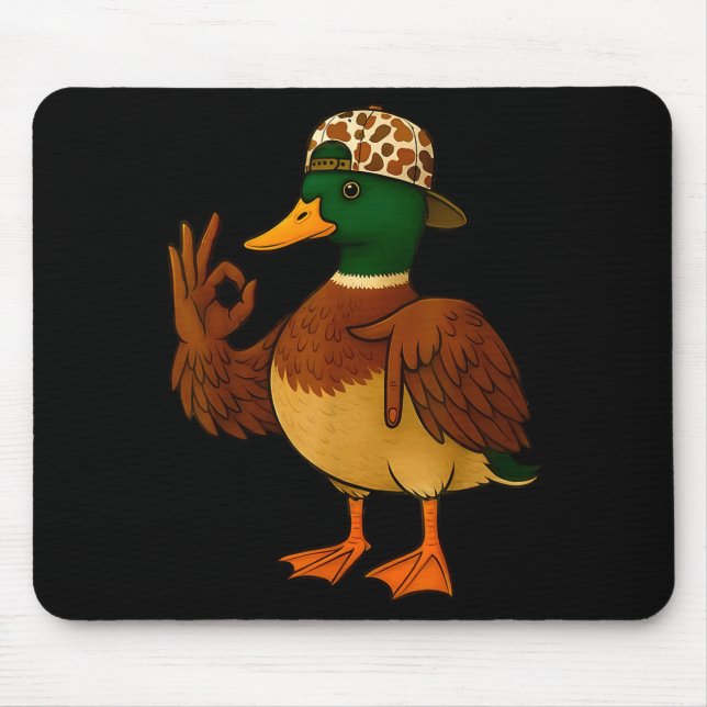 67 Six Seven Meme Mallard Duck Hunting Season Boy  Mouse Mat (Front)