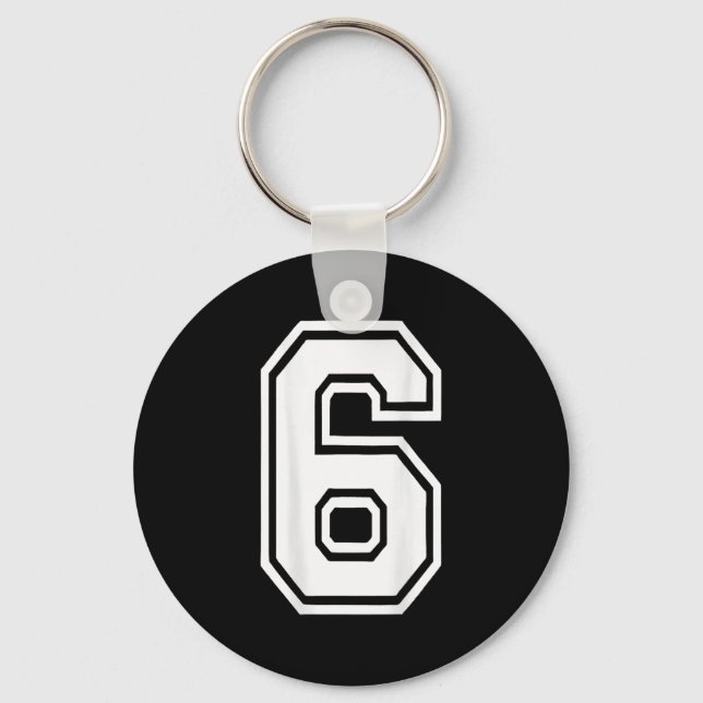 67 Six Seven Meme Matching Halloween Costume (on B Key Ring (Front)