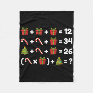 67 Six Seven Meme Math Christmas Equation Logic Pu Fleece Blanket