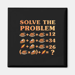 67 Six Seven Meme Math Thanksgiving Equation Logic Magnet