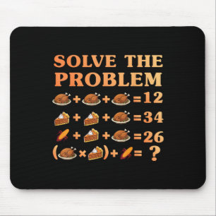 67 Six Seven Meme Math Thanksgiving Equation Logic Mouse Mat