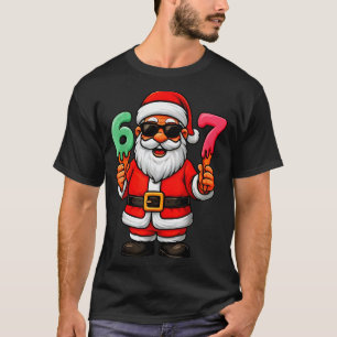 67 Six Seven Santa Meme Christmas Funny  T-Shirt