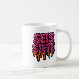 67 Six Seven Seis Seven Spanish Brainrot Viral Mem Coffee Mug