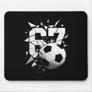 67 Six Seven Soccer Gen Alpha Brainrot Meme Mouse Mat