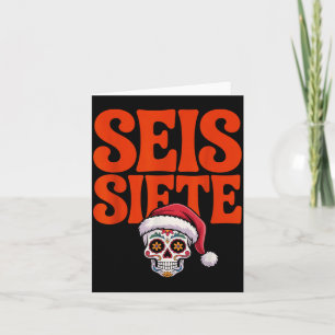 67 Six Seven Spanieacher Bilingual Seis Siete Chri Card