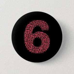 67 Sixty Seven Halloween Costume Design Funny 6 7  6 Cm Round Badge