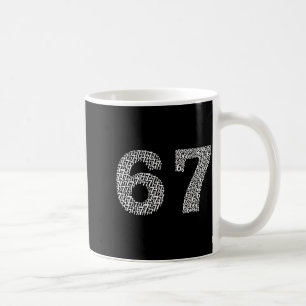 67 Sixty Seven Halloween Costume Design Funny 6 7  Coffee Mug