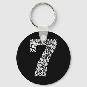 67 Sixty Seven Halloween Costume Design Funny 6 7 Key Ring
