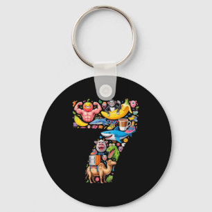 67 Sixty Seven Halloween Costume Design Funny 6 7 Key Ring