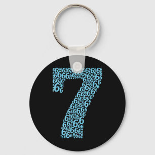 67 Sixty Seven Halloween Costume Design Funny 6 7 Key Ring