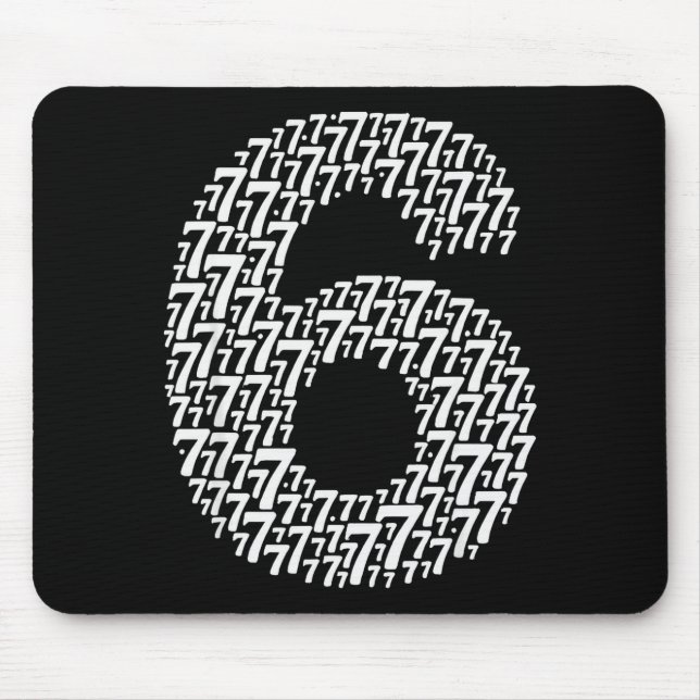 67 Sixty Seven Halloween Costume Design Funny 6 7  Mouse Mat (Front)