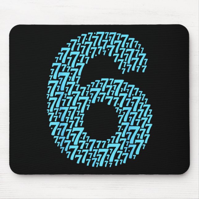 67 Sixty Seven Halloween Costume Design Funny 6 7  Mouse Mat (Front)