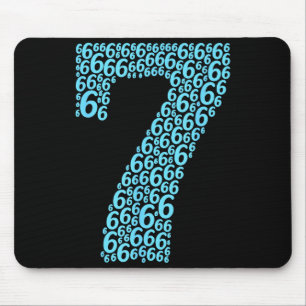 67 Sixty Seven Halloween Costume Design Funny 6 7  Mouse Mat