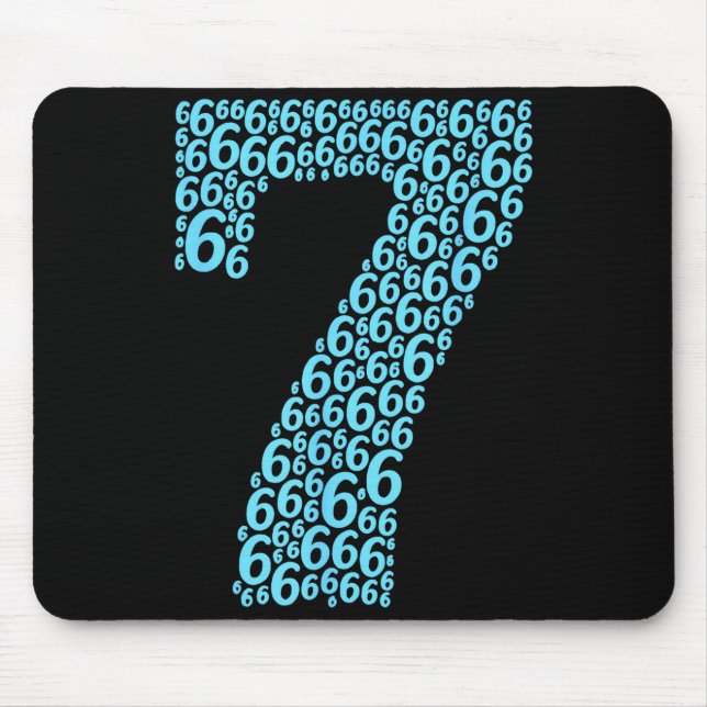 67 Sixty Seven Halloween Costume Design Funny 6 7  Mouse Mat (Front)