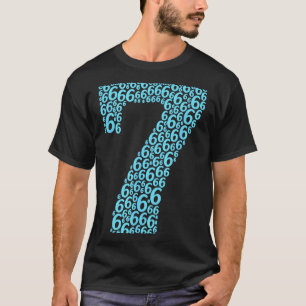 67 Sixty Seven Halloween Costume Design Funny 6 7 T-Shirt