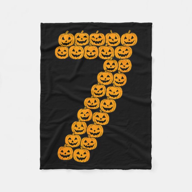 67 Sixty Seven Halloween Costume Pumpkins Funny 6  Fleece Blanket (Front)
