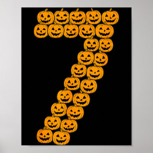 67 Sixty Seven Halloween Costume Pumpkins Funny 6 Poster