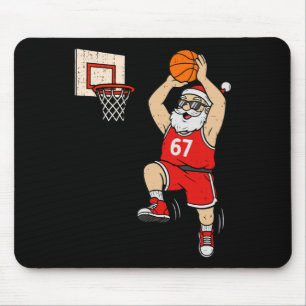 67 Sketll Santa Six Seven Meme Christmas Sport Men Mouse Mat