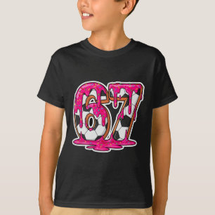 67 Soccer Ice Cream Drip Brain Rot Meme _1  T-Shirt