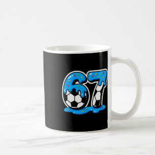 67 Soccer Ice Cream Drip Brain Rot Meme Coffee Mug